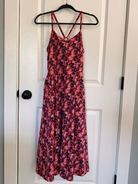 Pact organic midi built in bra dress